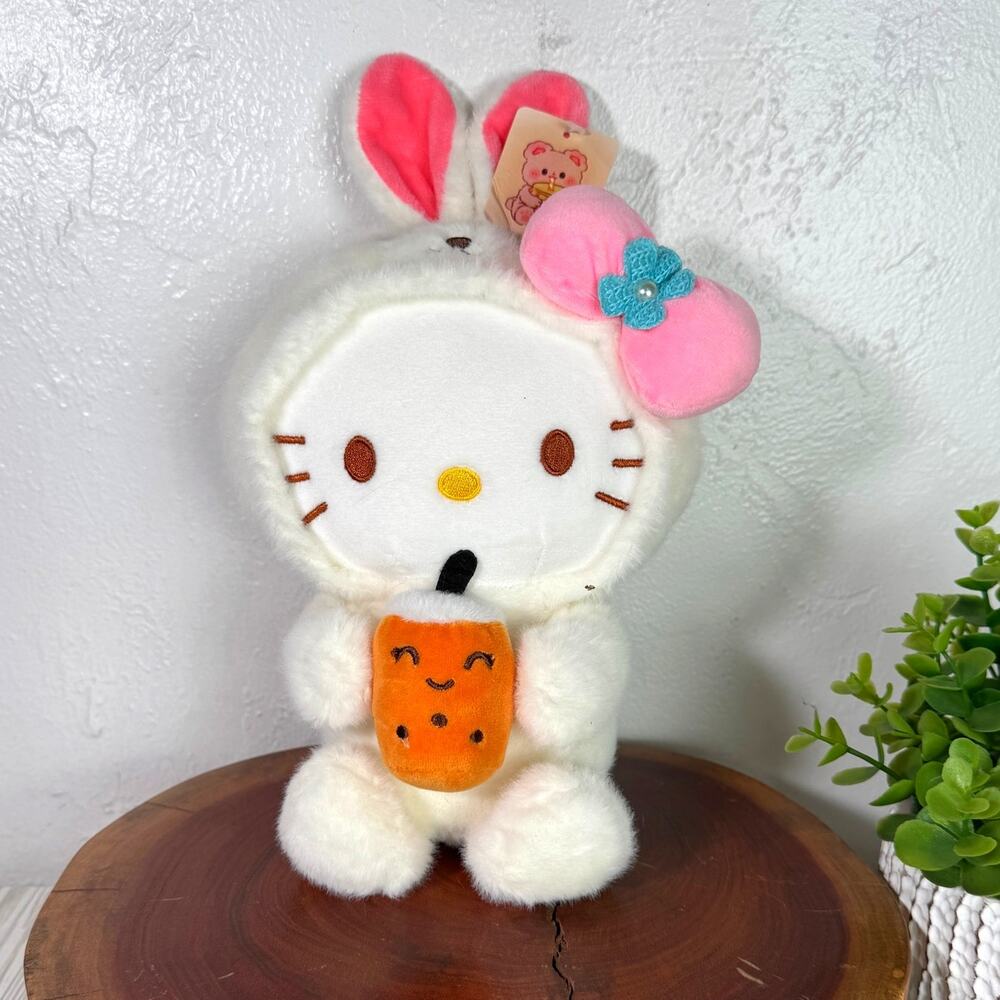 RARE Lissidoll Hello Kitty In Easter Bunny Suit Plush Tags Attached